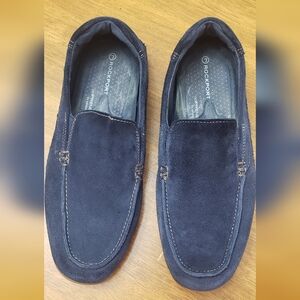 Rockport & adidas Colab- Men's Dark Blue Suede Loafers 11